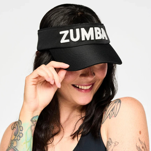 Visiera zumba core nero - visiera,
